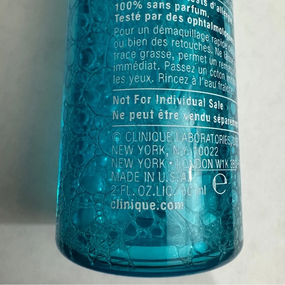 Clinique Rinse-Off Eye Makeup Remover Solvent 2 OZ